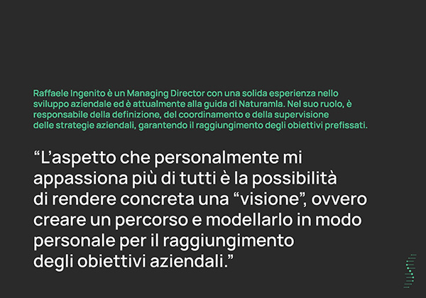 Intervista a Raffaele Ingenito, Managing Director di Naturamla
